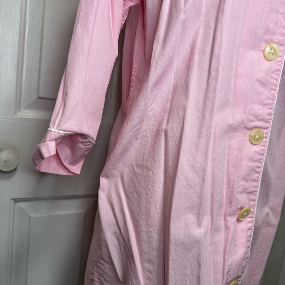 VTG Lauren Ralph Lauren Nightgown Light Pink Night Shirt M - Picture 4 of 9